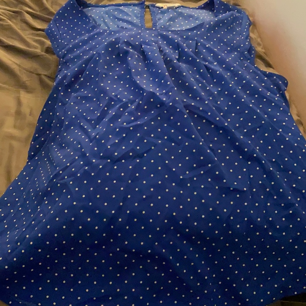 Polka dot blouse